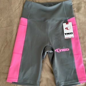 TKO Biker Shorts.Size Small, spandex competition Fit,sides pocket